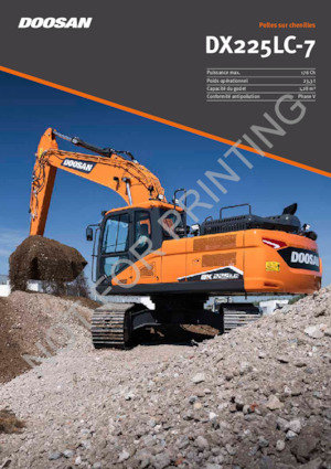 क्रॉलर एक्सकेवेटर Doosan DX225LC-7