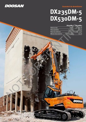 क्रॉलर एक्सकेवेटर Doosan DX235DM-5
