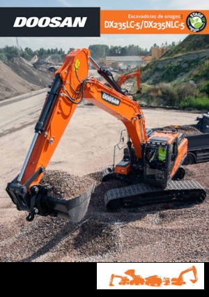 क्रॉलर एक्सकेवेटर Doosan DX235LC-5