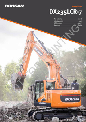 क्रॉलर एक्सकेवेटर Doosan DX235LCR-7