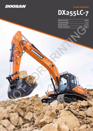 क्रॉलर एक्सकेवेटर Doosan DX255LC-7