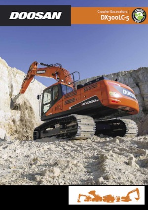 इलेक्ट्रिक क्रॉलर एक्सकेवेटर Doosan DX300LC-5