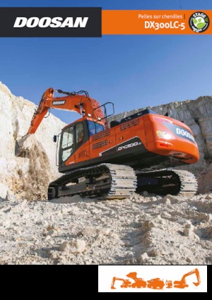 इलेक्ट्रिक क्रॉलर एक्सकेवेटर Doosan DX300LC-5