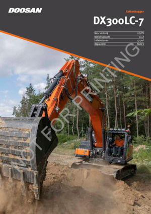 इलेक्ट्रिक क्रॉलर एक्सकेवेटर Doosan DX300LC-7
