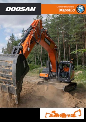 इलेक्ट्रिक क्रॉलर एक्सकेवेटर Doosan DX300LC-7