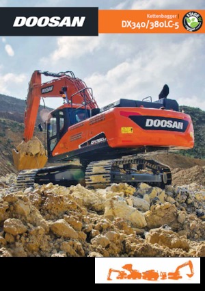 क्रॉलर एक्सकेवेटर Doosan DX340LC-5