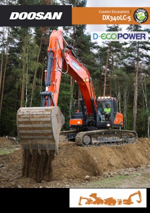 क्रॉलर एक्सकेवेटर Doosan DX340NLC-5