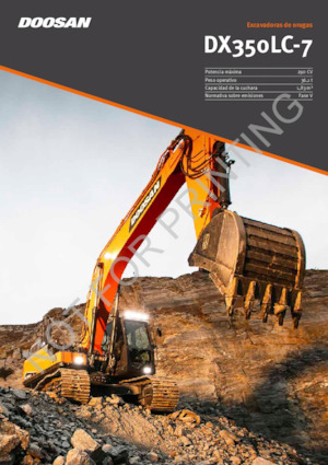 क्रॉलर एक्सकेवेटर Doosan DX350LC-7