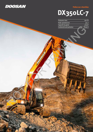 क्रॉलर एक्सकेवेटर Doosan DX350LC-7