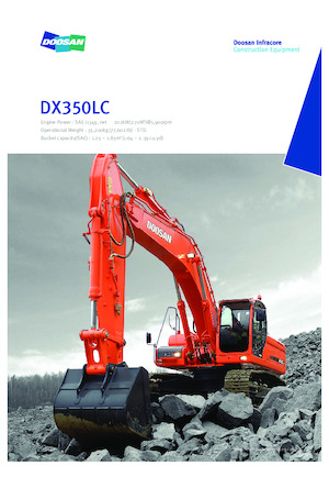 क्रॉलर एक्सकेवेटर Doosan DX350LC