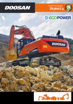 क्रॉलर एक्सकेवेटर Doosan DX380NLC-5