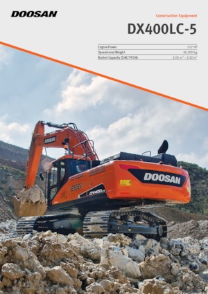 क्रॉलर एक्सकेवेटर Doosan DX400LC-5