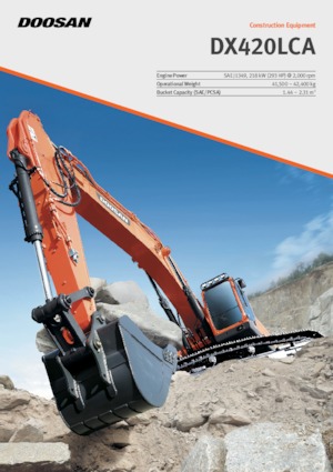 क्रॉलर एक्सकेवेटर Doosan DX420LCA