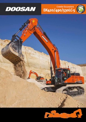 क्रॉलर एक्सकेवेटर Doosan DX490NLC-5