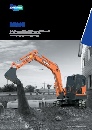 क्रॉलर एक्सकेवेटर Doosan DX80R