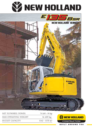 क्रॉलर एक्सकेवेटर New Holland E 135 B SR