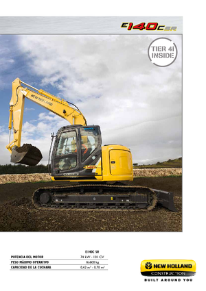 क्रॉलर एक्सकेवेटर New Holland E140C SR LC