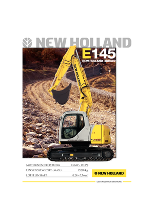 क्रॉलर एक्सकेवेटर New Holland E 145