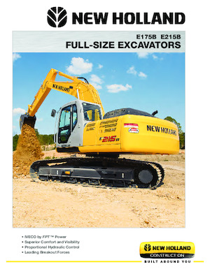 क्रॉलर एक्सकेवेटर New Holland E 175 B