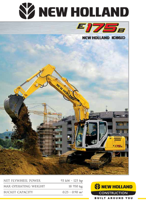क्रॉलर एक्सकेवेटर New Holland E 175 B