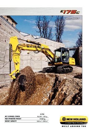क्रॉलर एक्सकेवेटर New Holland E175C LC