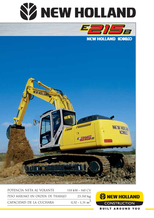 क्रॉलर एक्सकेवेटर New Holland E 215 B EL