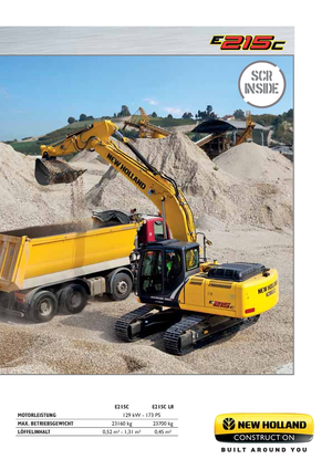क्रॉलर एक्सकेवेटर New Holland E215C LC