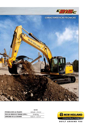 क्रॉलर एक्सकेवेटर New Holland E215C LC