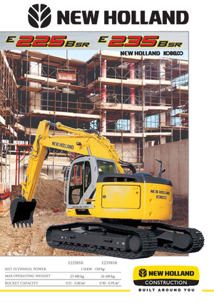 क्रॉलर एक्सकेवेटर New Holland E 225 B SR