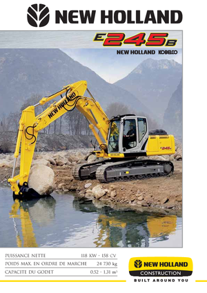 क्रॉलर एक्सकेवेटर New Holland E 245 B LC