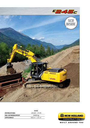 क्रॉलर एक्सकेवेटर New Holland E245C LC