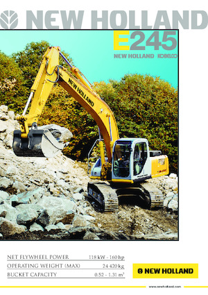 क्रॉलर एक्सकेवेटर New Holland E 245