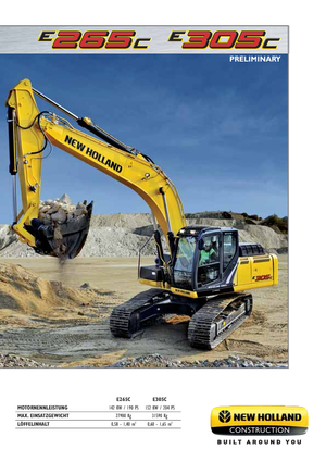 क्रॉलर एक्सकेवेटर New Holland E265C