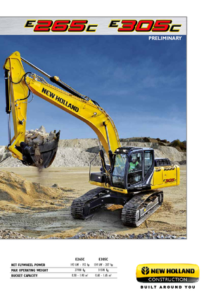 क्रॉलर एक्सकेवेटर New Holland E265C
