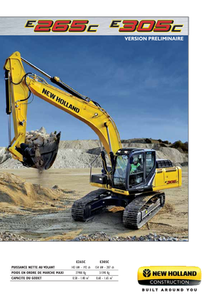 क्रॉलर एक्सकेवेटर New Holland E265C
