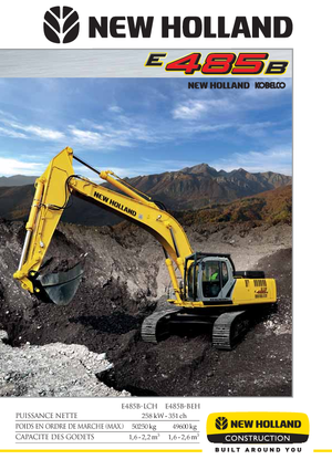 क्रॉलर एक्सकेवेटर New Holland E 485 B BEH