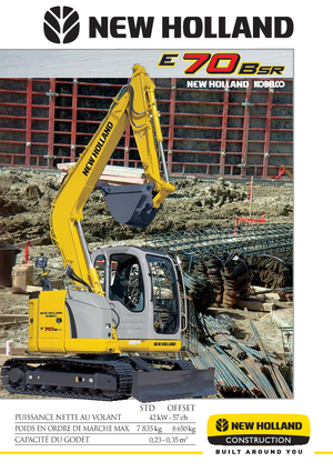 क्रॉलर एक्सकेवेटर New Holland E 70 B SR
