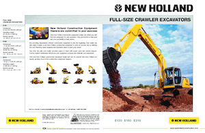 क्रॉलर एक्सकेवेटर New Holland E130
