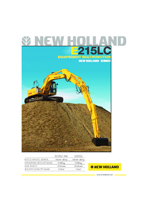 क्रॉलर एक्सकेवेटर New Holland E215LC-ME