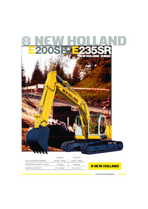 क्रॉलर एक्सकेवेटर New Holland E200SR