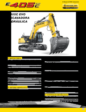 क्रॉलर एक्सकेवेटर New Holland E405C EVO