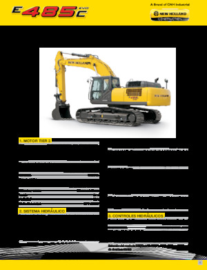 क्रॉलर एक्सकेवेटर New Holland E485C EVO