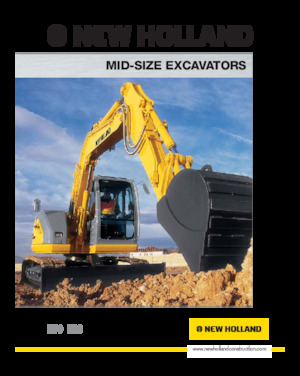 क्रॉलर एक्सकेवेटर New Holland E70