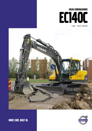 क्रॉलर एक्सकेवेटर Volvo EC140CLM