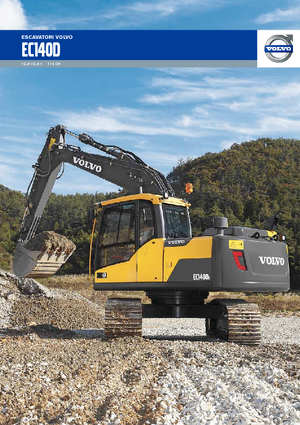क्रॉलर एक्सकेवेटर Volvo EC140DL