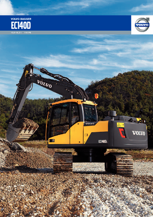 क्रॉलर एक्सकेवेटर Volvo EC140DL