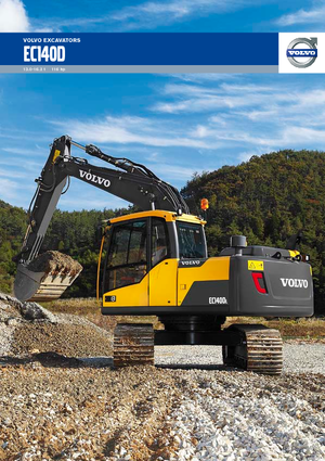 क्रॉलर एक्सकेवेटर Volvo EC140DL