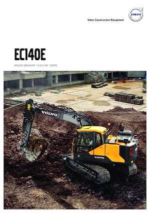 क्रॉलर एक्सकेवेटर Volvo EC140ELM