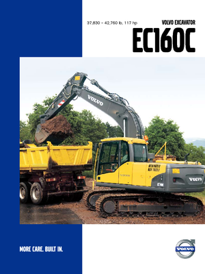 क्रॉलर एक्सकेवेटर Volvo EC160CNL