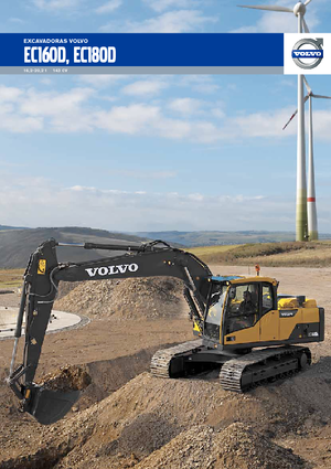 क्रॉलर एक्सकेवेटर Volvo EC160DNL